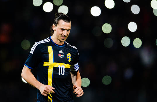 Sveriges  Zlatan Ibrahimovic  deppar