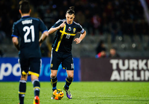 Sveriges  Zlatan Ibrahimovic
