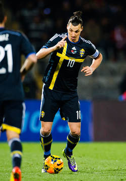 Sveriges  Zlatan Ibrahimovic