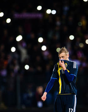 Sveriges  Joel Ekstrand deppar