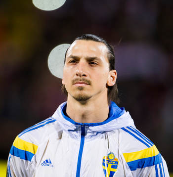 Sveriges  Zlatan Ibrahimovic