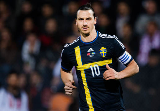 Sveriges  Zlatan Ibrahimovic