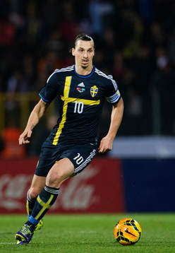 Sveriges  Zlatan Ibrahimovic