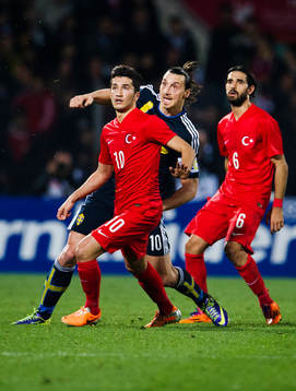 Turkiets Nuri Sahin och Alper Potuk