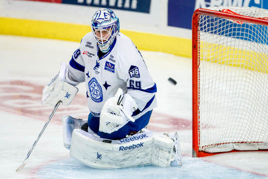 Leksands målvakt Oscar Ahlsenfelt