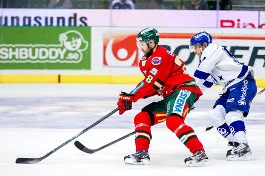 Frölundas Dick Axelsson och Leksands Fabian Brunnström