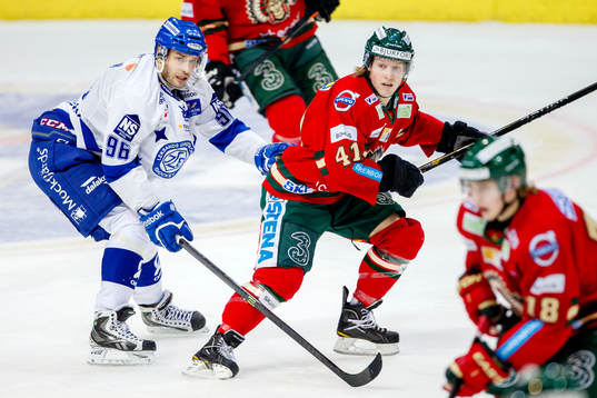 Leksands Fabian Brunnström och Frölundas Mathis Olimb