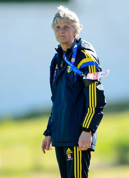 Sveriges förbundskapten Pia Sundhage
