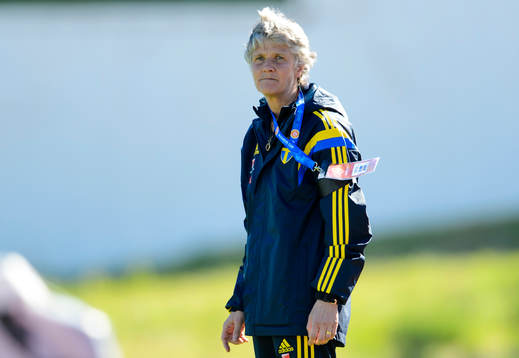 Sveriges förbundskapten Pia Sundhage