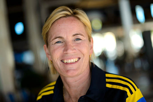 Sveriges assisterande förbundskapten Lilie Persson