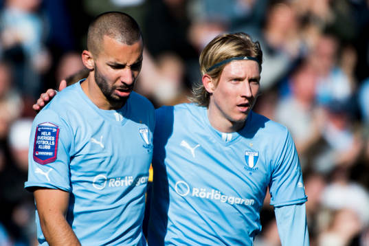 Malmös två målgörare Guillermo Molins och Simon Kroon