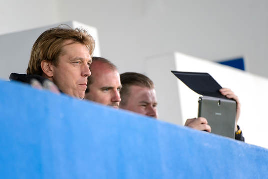 Tyresös tränare Tony Gustavsson på en träning