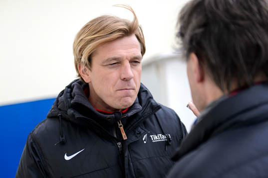 Tyresös tränare Tony Gustavsson på en träning