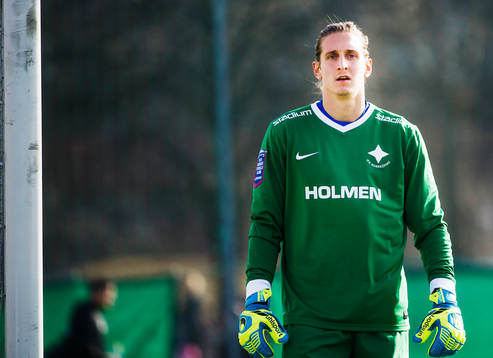 Norrköpings målvakt David Mitov Nilsson