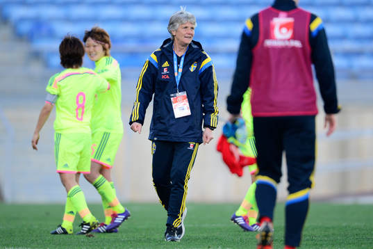 Sveriges förbundskapten Pia Sundhage