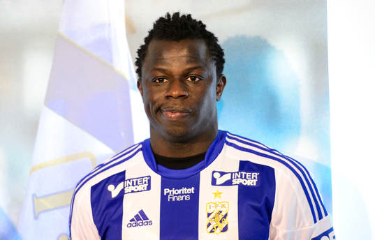 IFK Göteborg presenterar nyförvärvet Malick Mané på en