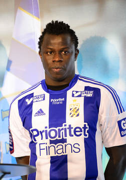 IFK Göteborg presenterar nyförvärvet Malick Mané på en