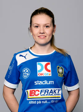 Damfotbollsspelaren Sandra Zetterqvist Karlstad/Qbik