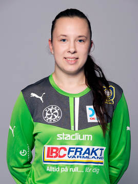 Damfotbollsspelaren Emilia Rinaldo Karlstad/Qbik