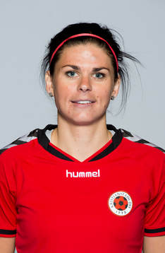 Damfotbollsspelaren Susanne Moberg, Kristianstad