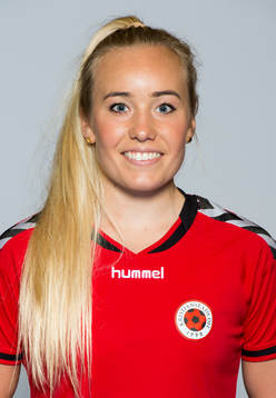 Damfotbollsspelaren Elisa Vidarsdottir, Kristianstad
