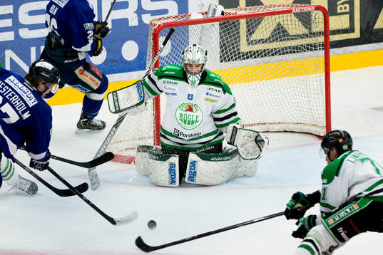 Rögles målvakt Kevin Lindskoug