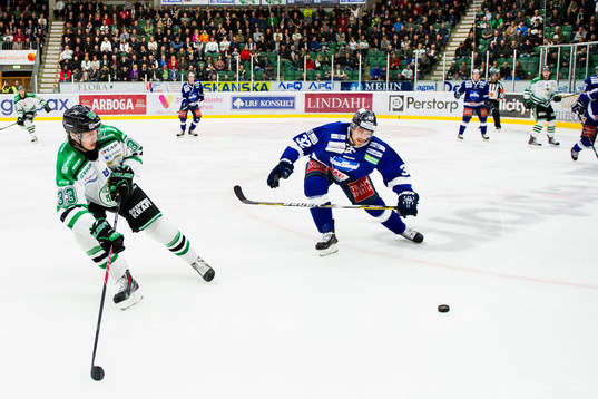 Rögles Niklas Hansson och Karlskogas Martin Sandgren