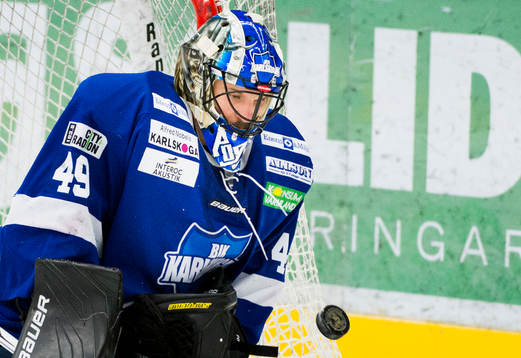 Karlskogas målvakt Justin Pogge