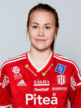Damfotbollsspelaren Frida Abrahamsson, Piteå IF