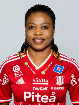 Damfotbollsspelaren Faith Ikidi, Piteå IF