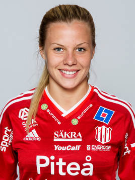 Damfotbollsspelaren Lotta Ökvist, Piteå IF