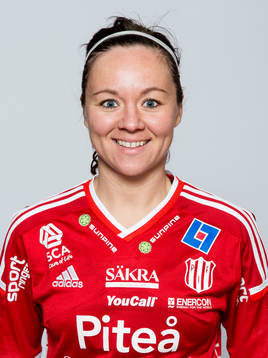 Damfotbollsspelaren June Pedersen, Piteå IF