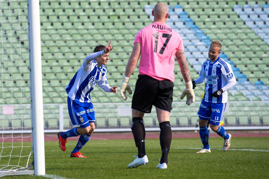 IFK Göteborgs Lasse Vibe jublar