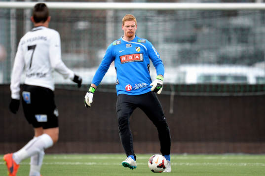 Häckens målvakt Christoffer Källqvist