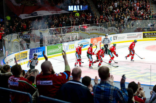 Jubel hos Frölunda och publiken