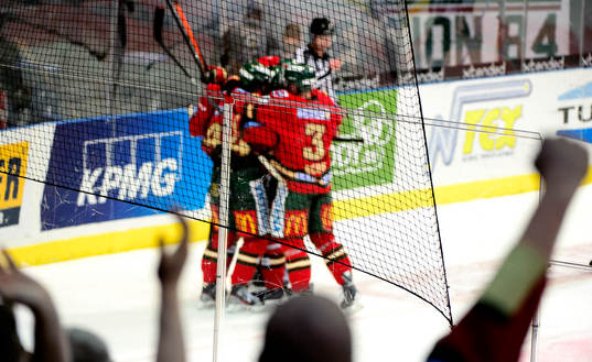 Jubel hos Frölunda och publiken
