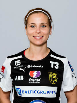 Damfotbollsspelaren Tuija Hyyrynen , Umeå IK