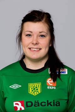 Damfotbollsspelaren Jenny Nilsson, målvakt, Umeå Södra