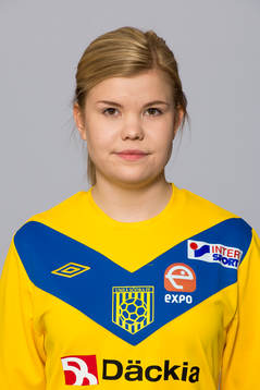 Damfotbollsspelaren Linnea Tiensuu, Umeå Södra