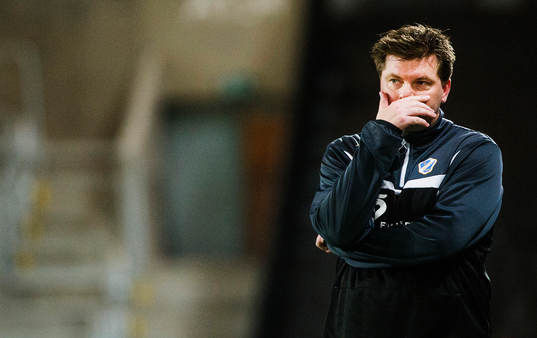 Halmstads tränare Jens Gustafsson