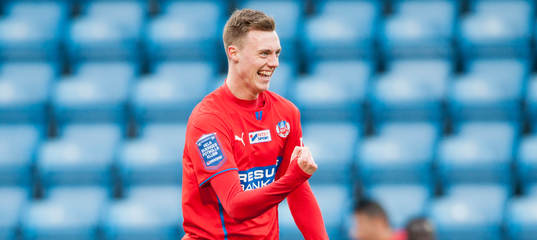 Helsingborgs Anton Kinnander 5-1 i matchen i Svenska Cupen