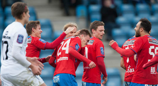 Helsingborgs Anton Kinnander 5-1 i matchen i Svenska Cupen