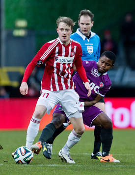 [DK=20140316: Rasmus Jönsson, AaB og Izunna Uzochukwu, FCM]