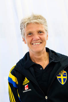 Pia Sundhage porträtteras