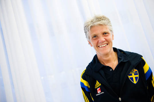 Pia Sundhage porträtteras