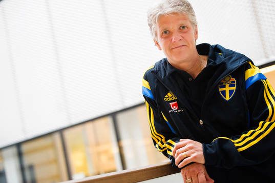 Pia Sundhage porträtteras
