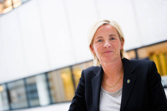 Lilie Persson assisterande förbundskapten porträtteras