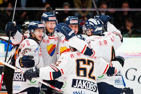 Djurgårdens spelare jublar