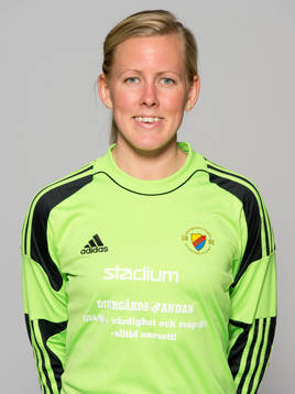 Damfotbollsspelaren Rebecca Rudner, målvakt, Djurgården