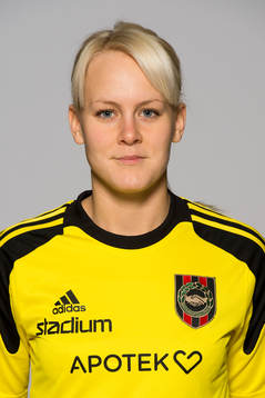 Damfotbollsspelaren Linnea Ea Ericsson, målvakt,